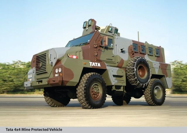 The Mine Protected Vehicle (MPV) has been developed to protect its occupants, from threats like ambushes and sudden violent attacks, using powerful explosive mines. Tata MPV takes troop protection to the next level. Designed to protect against gunfire, with ballistic protection of NIJ Level III, it provides essential protection to military and para military forces. It is well protected and has more than acceptable levels of mobility.