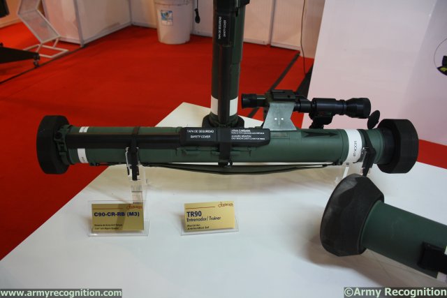 At IndoDefence 2014 in Jakarta, Indonesia, Spanish company Instalaza, became famous famous for its highly accurate rocket launchers, is showcasing a night vision device specially destinated to C90-CR (M3) RPG family. The VN38-C night vision device has been designed by Instalaza S.A. to provide the family of C90 systems with day and night operational capability, which is a basic requirement from all modern armies nowadays. 