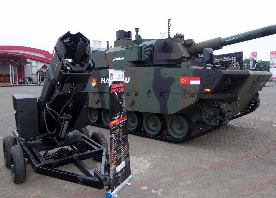 IndoDefence 2018 Indonesia army displays Mekatronic 81mm mortar 3
