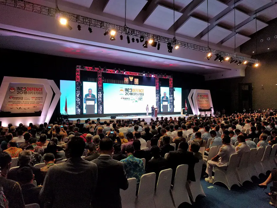 Today Opening of IndoDefence 2018 Defense Exhibition in Jakarta Indonesia