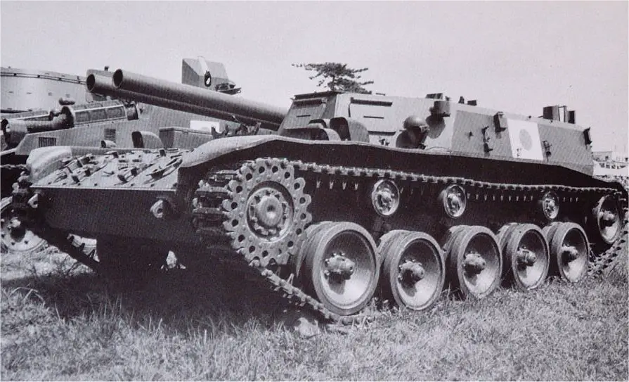 Type 60 anti-tank tracked armoured vehicle Japan Japanese Army ...