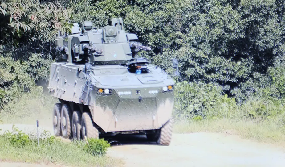 Hanwha 8x8 Anti Air Gun Vehicle ROK Army ADEX 2017 3