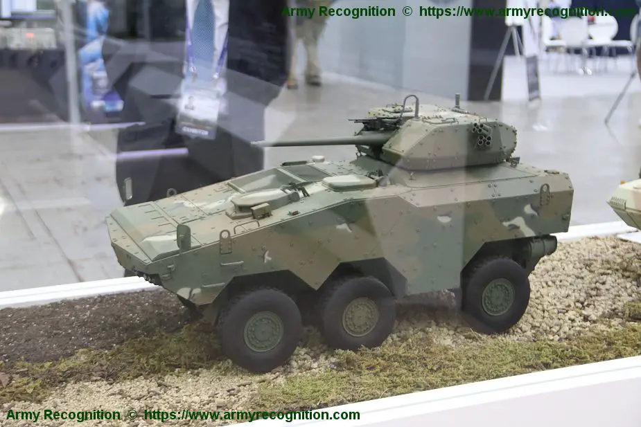 New Tigon 6x6 armored vehicle from Hanwha Defense Systems DX Korea 2018 South Korea 925 001