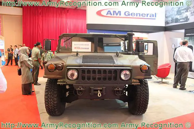 AM General's global reach, will be exemplified at the AUSA Expo by a new right-hand drive version of the HMMWV, re-engineered for the 70-plus countries where vehicles are driven on the left side of the road. This is one of three new internationally focused HMMWV models the company now is offering – aiming to expand beyond the 53 foreign countries already operating HMMWVs in their security forces.