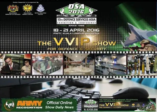 Army Recognition appointed by DSA 2016 organizers as Official Online Show Daily and Official Web TV 640 001