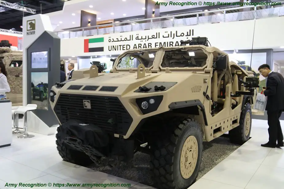 EDI NIMR Ajban LRSOV and Ajban 440A combat vehicles at DSA 2018 925 001