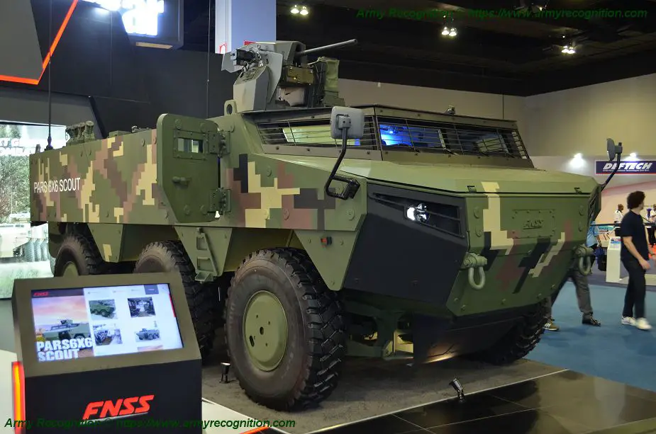 FNSS from Turkey presents 6x6 PARS Scout armored at DSA 2018 in Malaysia 925 001