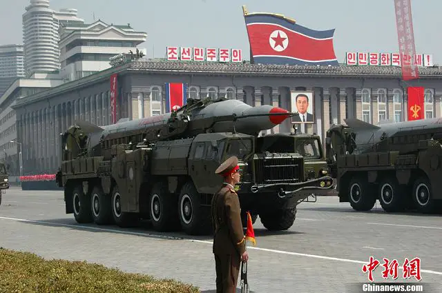 The No-Dong-B (BM-25 Musudan) is a medium range ground-to-ground ballistic missile based on the technology of the Russian-made ballistic missile Scud-C. The system was developed by the North Korean defence industry and was unveiled for the first time to the public during a military parade on 10 October 2010 celebrating the Korean Worker's Party's 65th anniversary. 