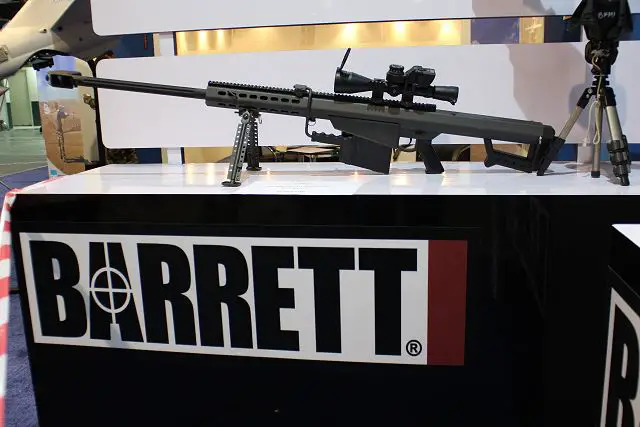 The American Company Barrett Fireams wants to expand its commercial presence in the Asian region with its complete range of large-caliber rifles. At IDEAS 2014, the International Defense Exhibition in Pakistan, the Company has presented the Model 82A1, semi-automatic .416 caliber rifle. 