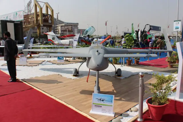Pakistani company Global Industries and Defence Solutions, standing as the largest developer of Unmanned Aerial Vehicles in Pakistan, is presenting a whole range UAV solutions at IDEAS 2014 in Karachi by showcasing its Shahpar, Uqab, Scout and Sentry UAV systems. 
