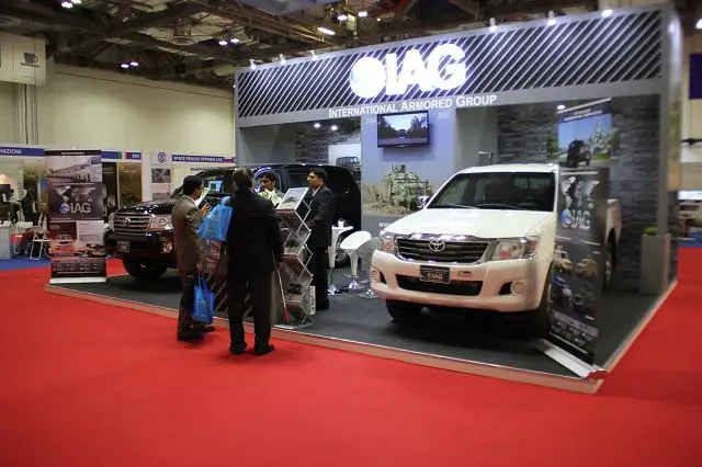 International Armored Group IAG of UAE introduces in Asia Toyota armoured cars at APHS 2015 640 001
