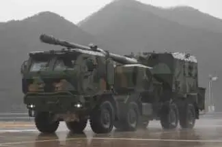 K9MH_K9_Mobile_Howitzer_South_Korea_Left_View