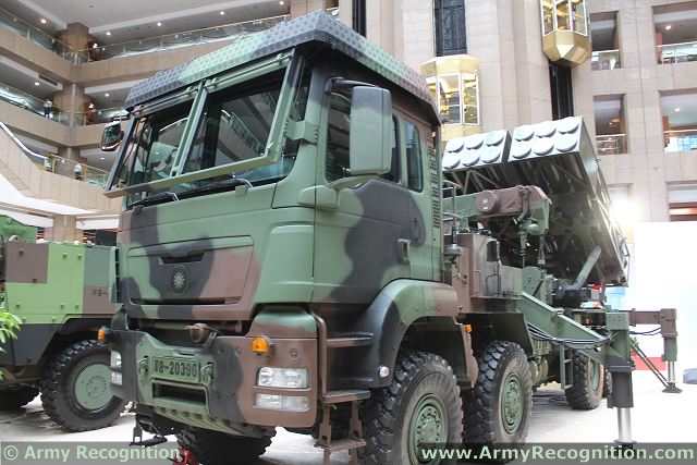 At TADTE 2013, the RT-2000 MLRS was showed with 12 of Mk45 230mm rockets.