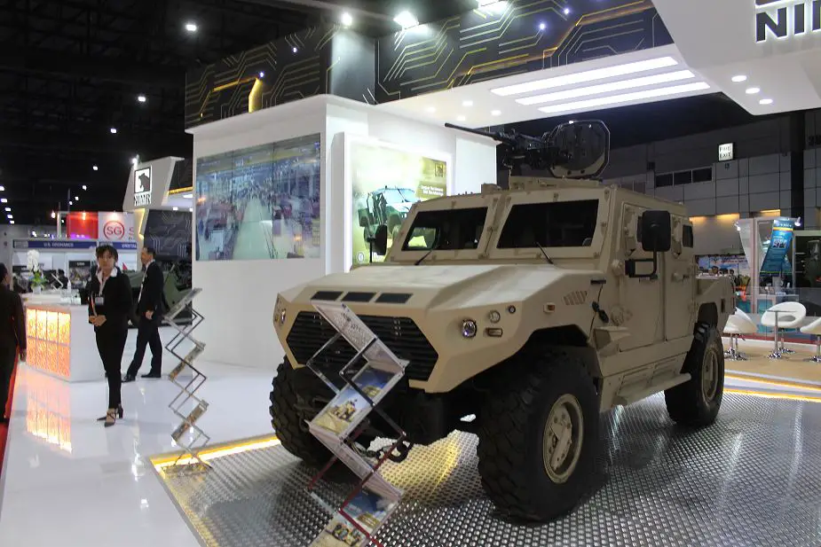 Ajban 440A NIMR 4x4 protected vehicle at Defense and Security Thailand 2017 in Bangkok 925 002