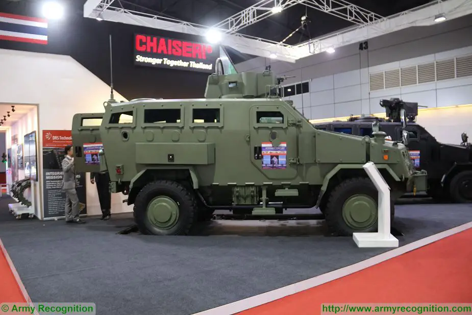 First Win 2 4x4 armoured Chaiseri at Defense and Security Thailand 2017 in Bangkok 925 001