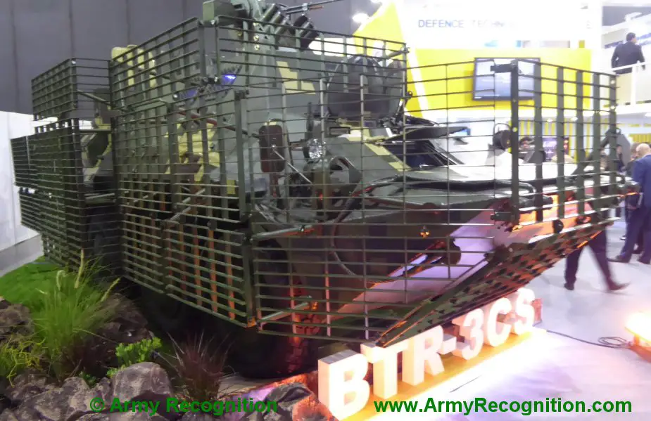 Defense Security Thailand 2019 BTR 3CS a Thai designed command post on BTR 3 IFV chassis 1