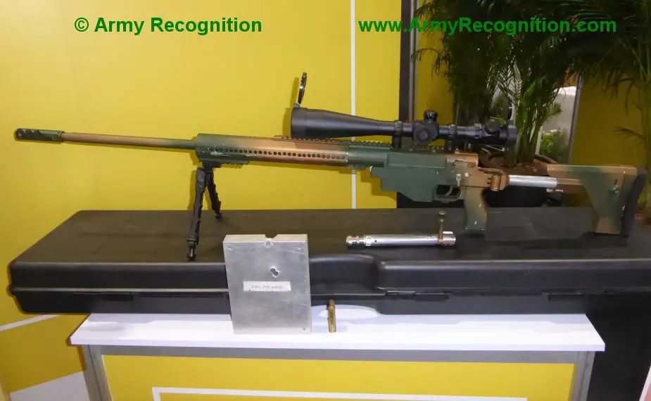 Defense Security Thailand 2019 Thai Army RD Office and King Monkut University of Technology display assault and sniper rifle prototypes 2