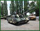 Ukrspetsexport, Ukraine's state arms exporter presents to Thai army officials the first main battle tank T-84 Oplot which will be delivered to the Army of Thailand. According to the contract by the end of 2014, Ukraine should submit 49 such machines to Thailand. 