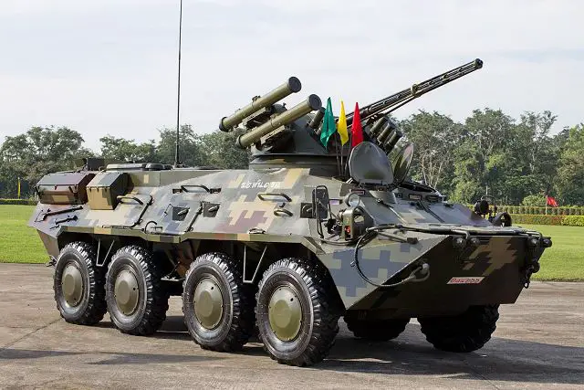 BTR-3E wheeled armoured vehicle personnel carrier Thailand Thai army 003