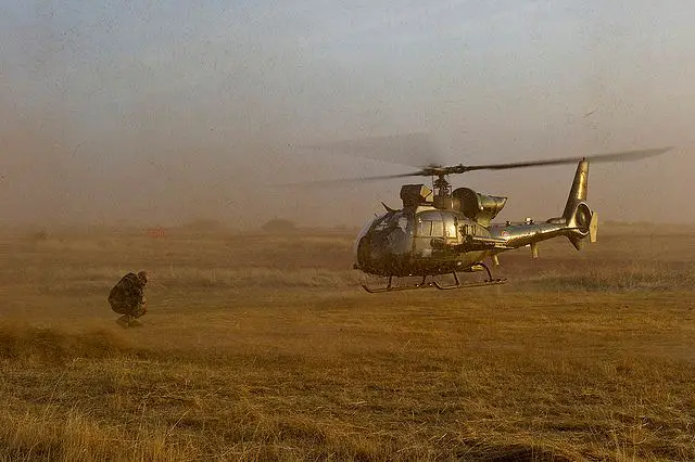 A helicopter battalion equipped with SA 342 Gazelle and SA 330 Puma Gazelle arrived in Mopti, Wednesday, 23 January, 2013.