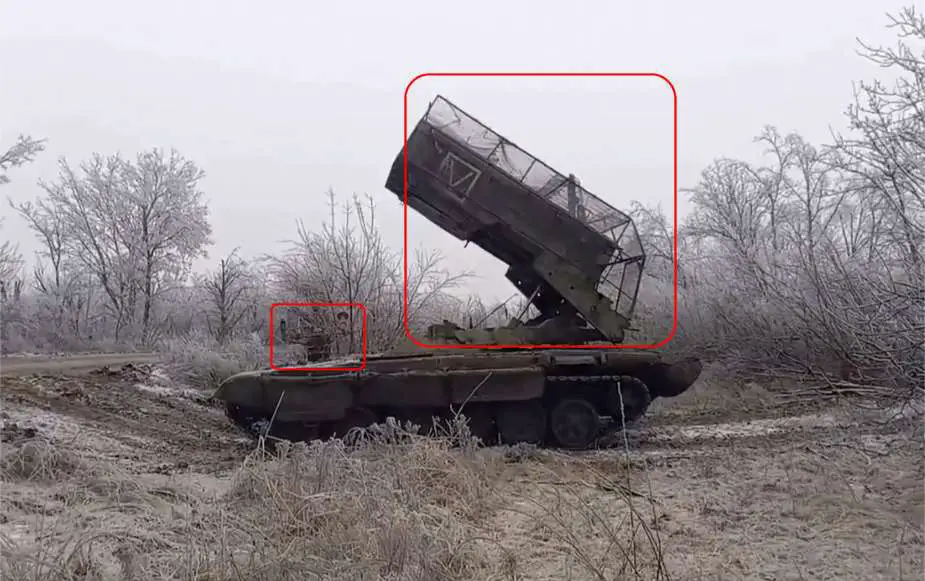 Russian Forces Ramp Up TOS 1A Defenses in Ukraine with Advanced Jamming Tech and Enhanced Armor 925 002