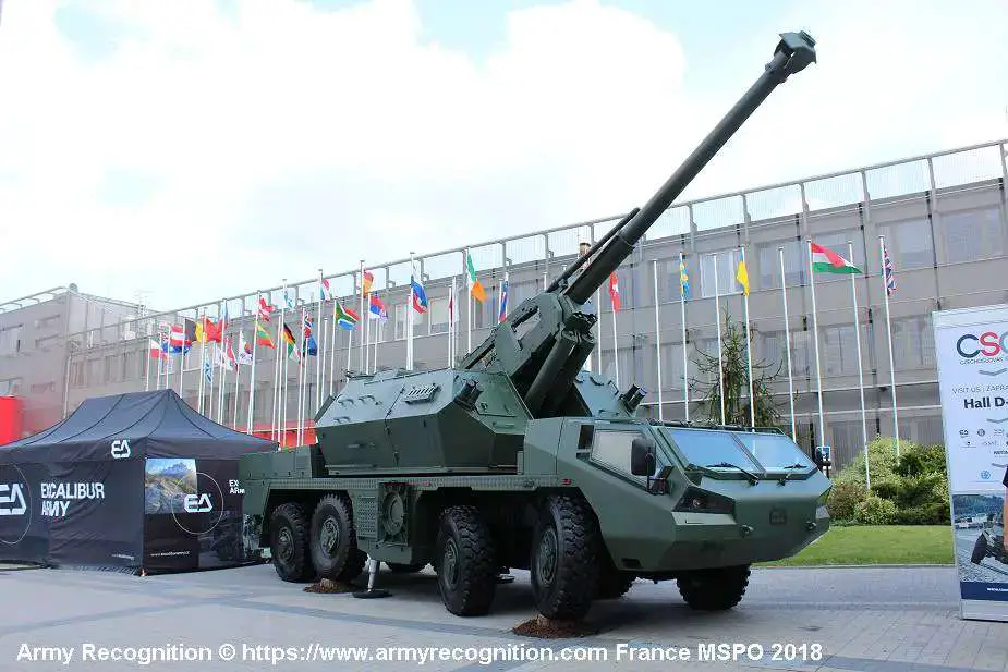 Ukraine Czech DANA M2 Excalibur Army 925 002