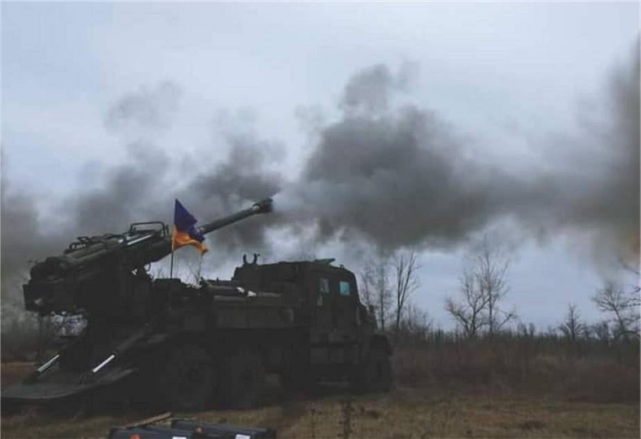 Ukrainian made Bogdana 155mm self propelled howitzer fully operational to shell Russian troops 925 002