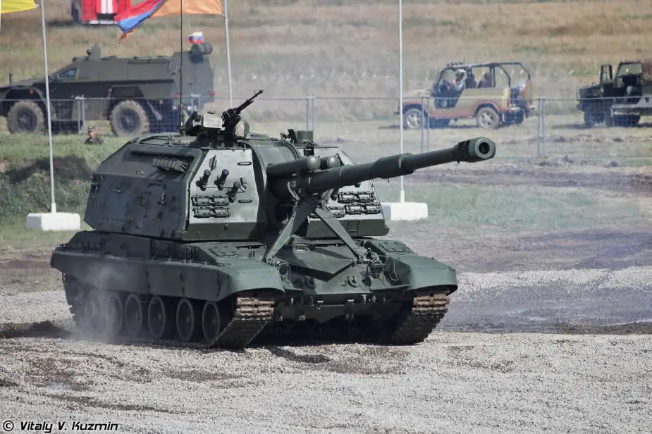 Using HIMARS Ukrainian forces destroy five Russian MSTA S howitzers in key counter offensive 925 002