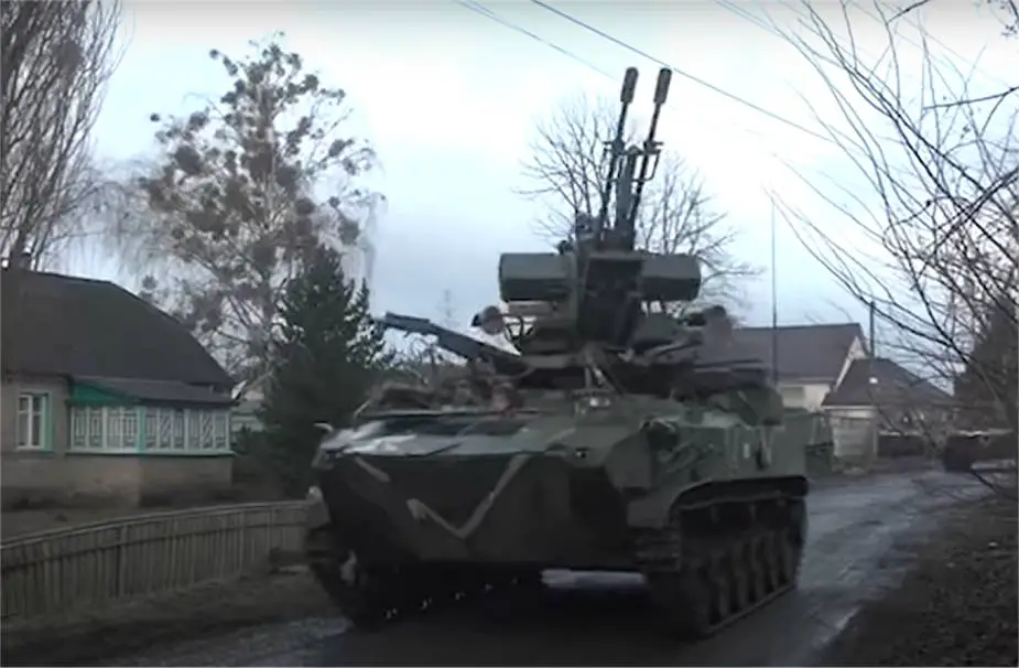 BTR ZD 23mm self propelled anti aircraft armored vehicle Russia 925 001