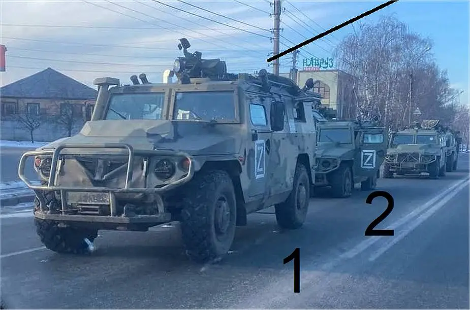 Tigr M airborne 4x4 armored personnel carrier Russia 925 001