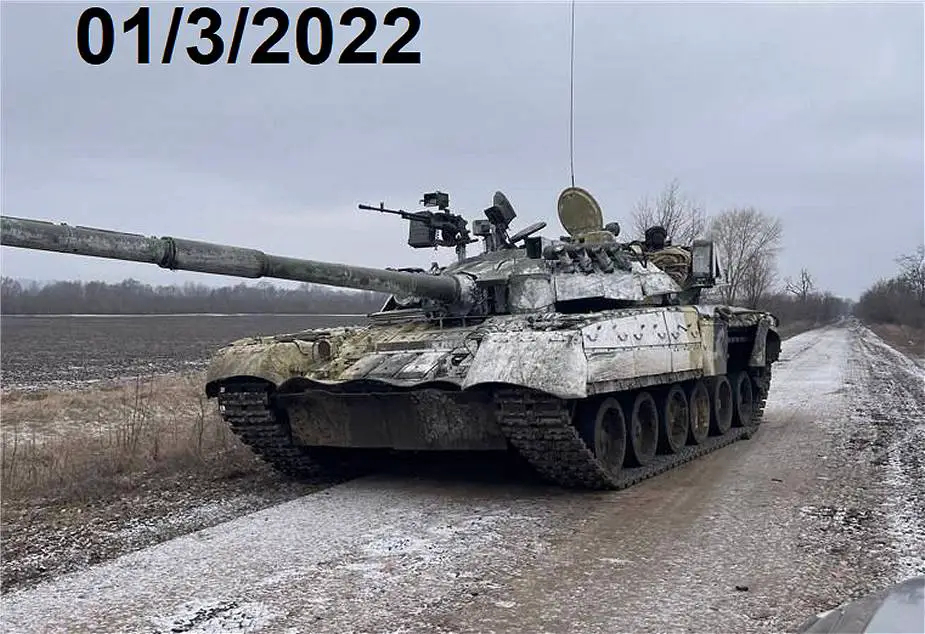T 80U Russian tank MBT fighting in Ukraine conflict 925 001