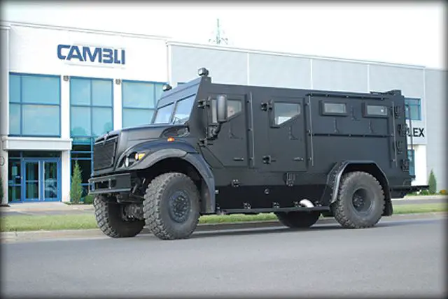Thunder 1 Cambli tactical armoured truck Police Department Canada Canadian defense industry 001