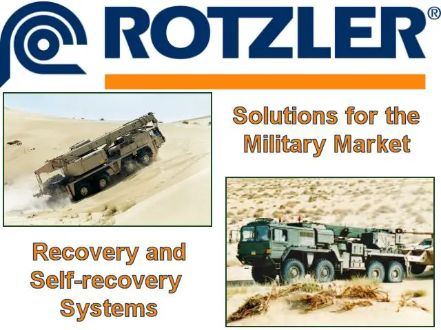 La société allemande Rotzler, spécialisée dans la conception, fabrication et la distribution de treuils à usage militaires a signé un contrat avec Army Recognition, qui va assurer la promotion de la société Rotzler et de ses produits sur son site internet.