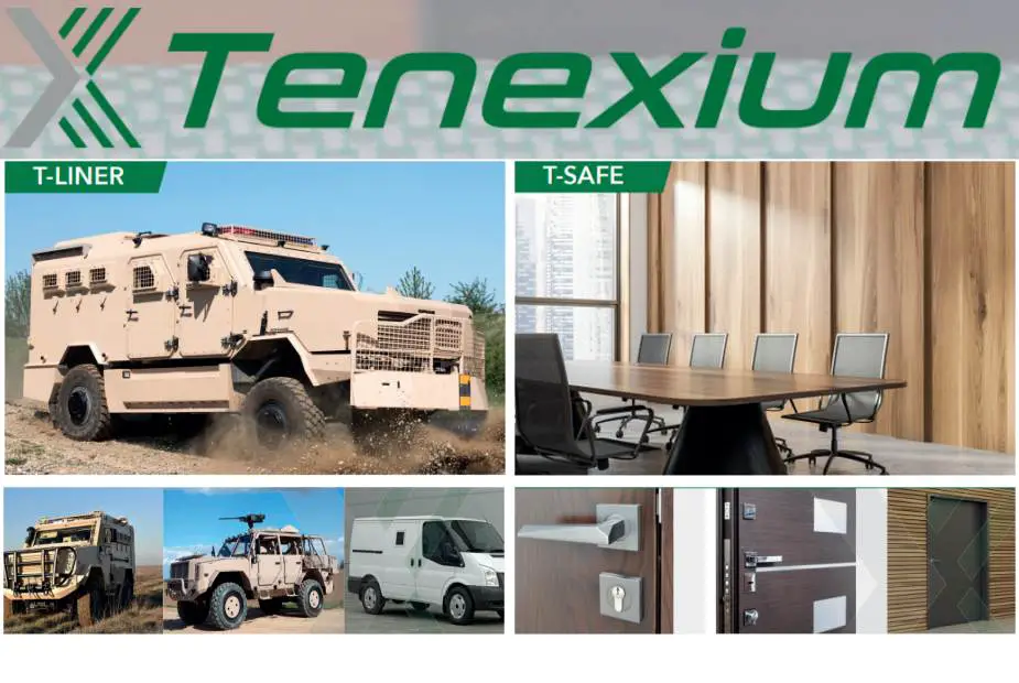 Tenexium ballistic protection and armored solutions for vehicles andoffice walls
