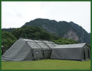 Field military army rapid deploy CBRN COLDPRO shelters tent Utilis data sheet specifications information description intelligence identification pictures photos images video France French Defence Industry army military technology