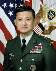 The first Secretary of Veteran's Affairs is General Eric Shinseki.