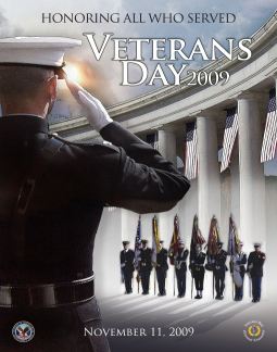 U.S. United States Department of Veterans Affairs veterans day 11 November 2009