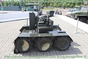 Adunok-M unmanned ground vehicle remote controlled weapon observation station robot technical data sheet description information pictures photos images identification intelligence Belarus army defence industry military technology