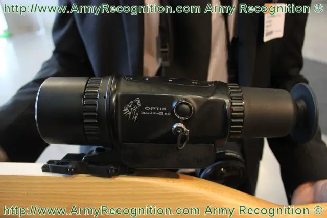 The Bulgarian Company OPTIX presents several opticak devices during IDET 2011 including its new Identifier 60 thermal sight which allows detection, intelligence and maintenance of target shooting purposes, emitting energy in the infrared spectrum.
