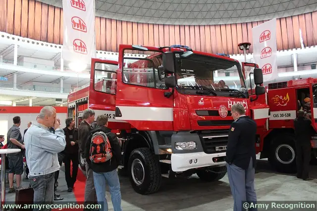 Firefighting special truck TATRA PHOENIX 4x4 with crew-cab at Pyros/ISET 2013