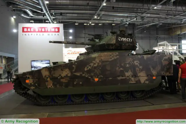 BAE Systems is exhibiting two CV90 Infantry Fighting Vehicles (IFVs) at the International Fair of Defence and Security Technology (IDET) in the Czech Republic.