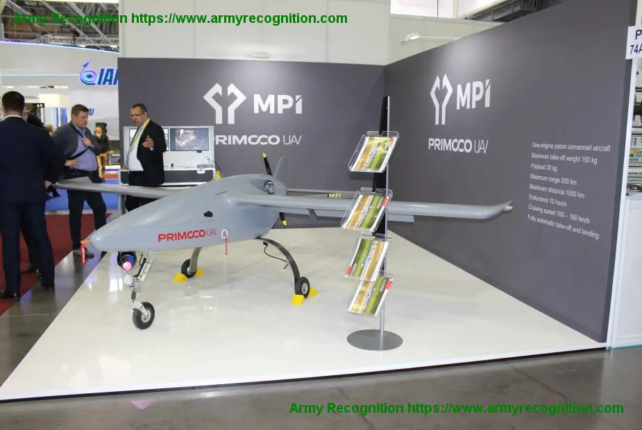 IDET 2019 Primoco UAV showcases its UAV model ONE 150