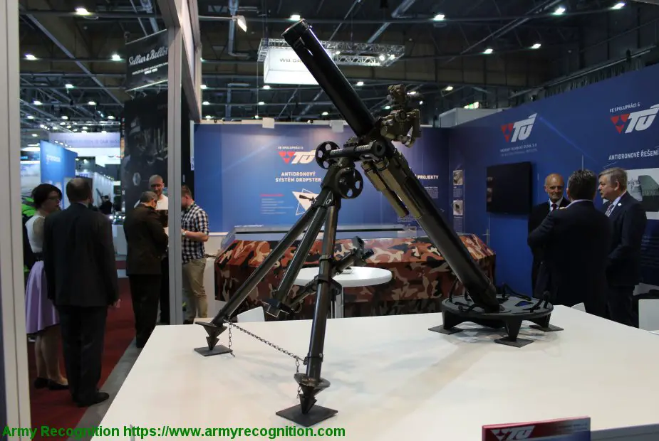 IDET 2019 VTU displays its ANTOS LR ultralight 60mm mortar