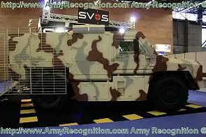 Atlaf 1 SVOS special-purpose heavy terrain armoured vehicle data sheet specifications description information identification pictures photos images Czech Republic army wheeled military vehicle