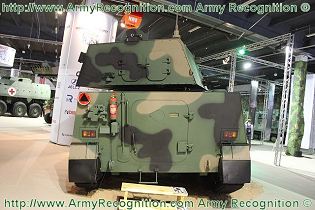 HSW 120mm self-propelled mortar carrier tracked chassis armored vehicle technical data sheet specifications description information pictures photos images video identification intelligence HSW Huta Stalowa Wola  Poland Polish army defence industry military technology