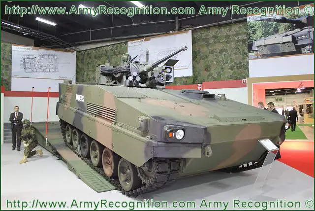 The Polish Defence Company Bumar presents for the for the first time at MSPO its new ANDERS AIFV Armoured Infantry Fighting Vehicle, based on a multirole tracked platform. 