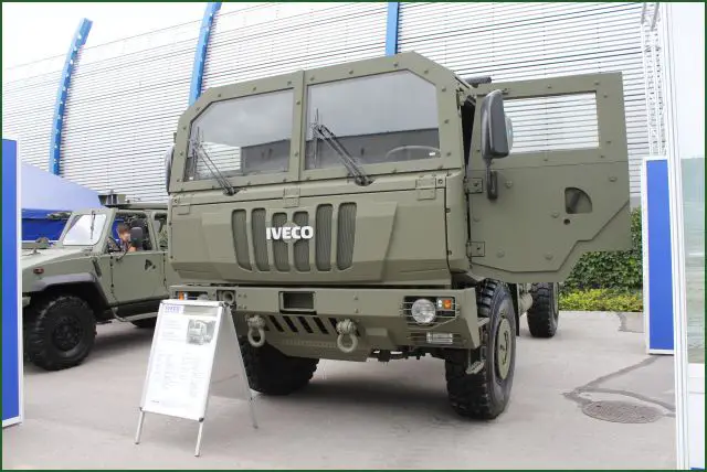 Iveco Defence Vehicles is one of the premier manufacturers of military trucks in Europe, offering an outstanding product range designed to meet the full spectrum of operational roles demanded by the military user. At MSPO 2011, the Italian Company presents its range of M170 high mobility trucks with armoured cab.