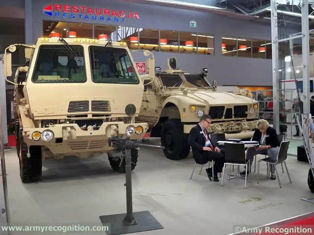 At the International Defence Industry Exhibition MSPO 2012 in Poland, Oshkosh Defense, a division of Oshkosh Corporation, presents its MRAP All-Terrain Vehicle (M-ATV) Special Forces Vehicle (SFV) as well as its FMTV Cargo 4x4.