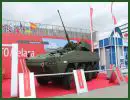 At MSPO 2013, the Italian Company OTO Melara shows two products of its large range of military products, the HITFIST turret mounted on a Rosomak, wheeled armoured infantry fighting vehicle in service with the Polish Army and the Draco, 76mm multirole weapon system.