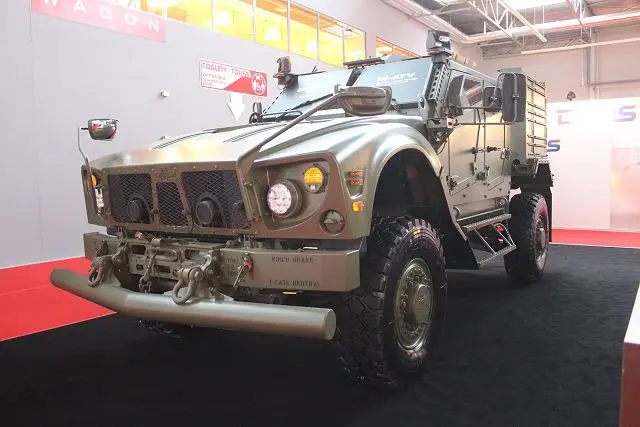 For the Oshkosh Defense, this year’s International Defence Industry Exhibition will the showcase for the M-ATV Special Forces Vehicle (SFV), the perfect answer to the present day’s battle-field’s threats. The M-ATV SFV (Special Forces Vehicle) is a member of the Oshkosh family of M-ATV mine protected vehicle designed especially for Special Forces 